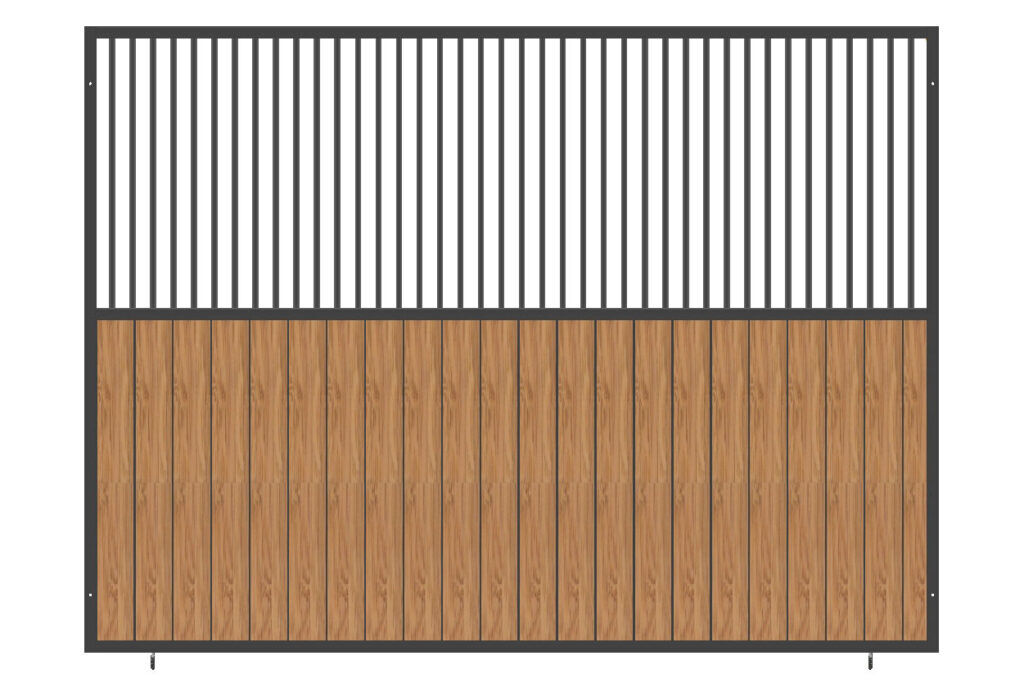 GH paardenbox Zijwand/tussenwand halftralies