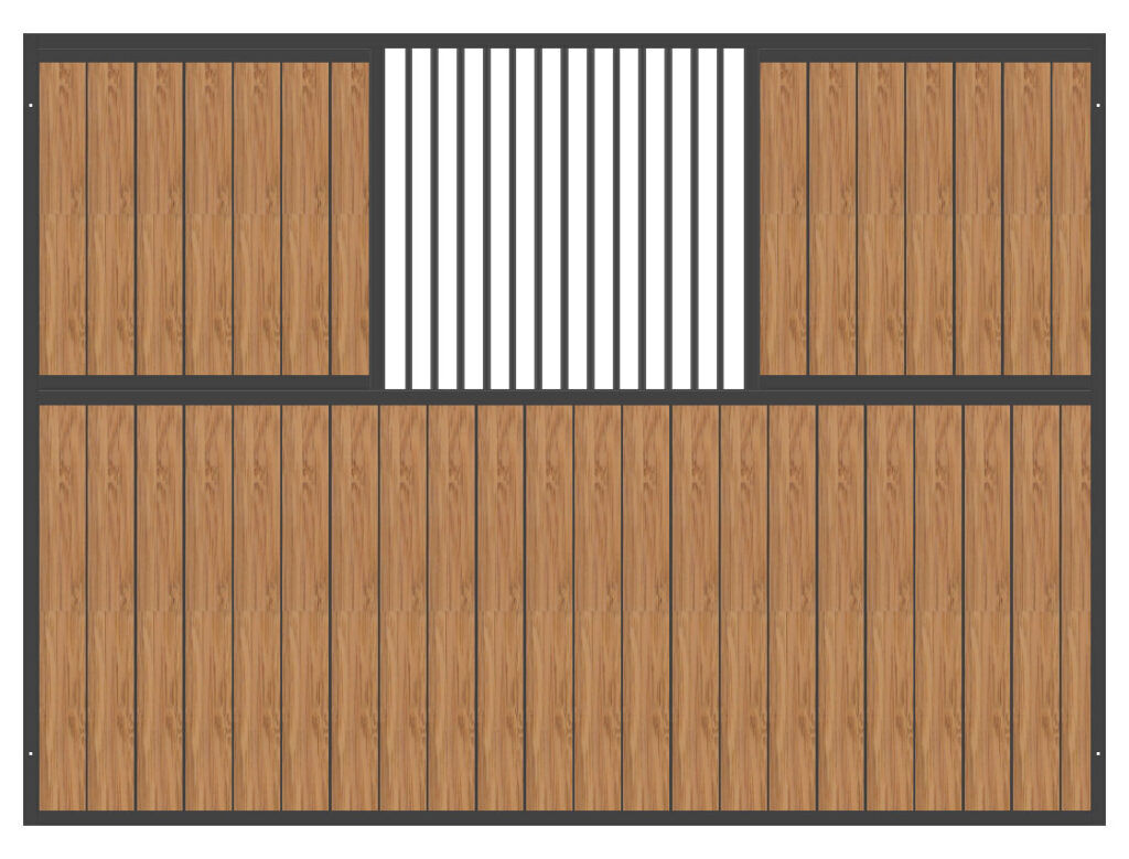GH paardenbox Zijwand 2m dicht