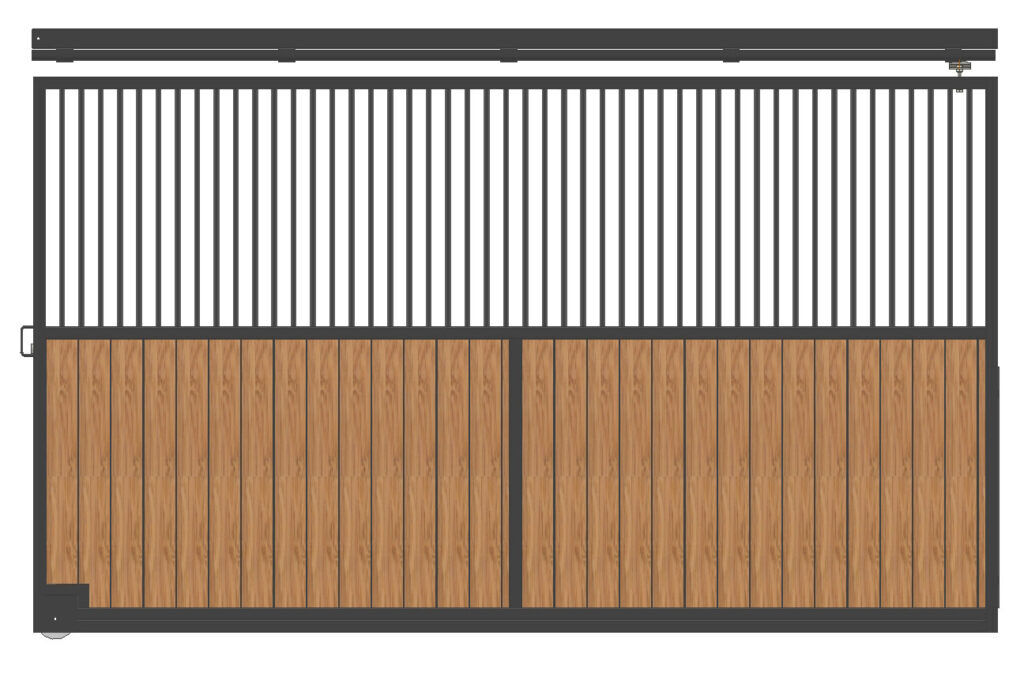 GH Zijwand uitschuifbaar paardenbox- HT